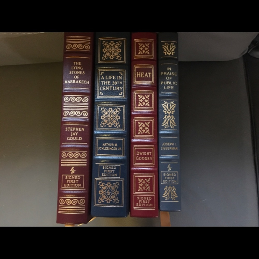 Group of signed 1st editions by Easton Press